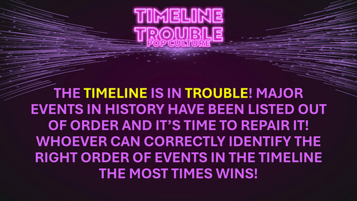 Timeline Trouble: Pop Culture image number null